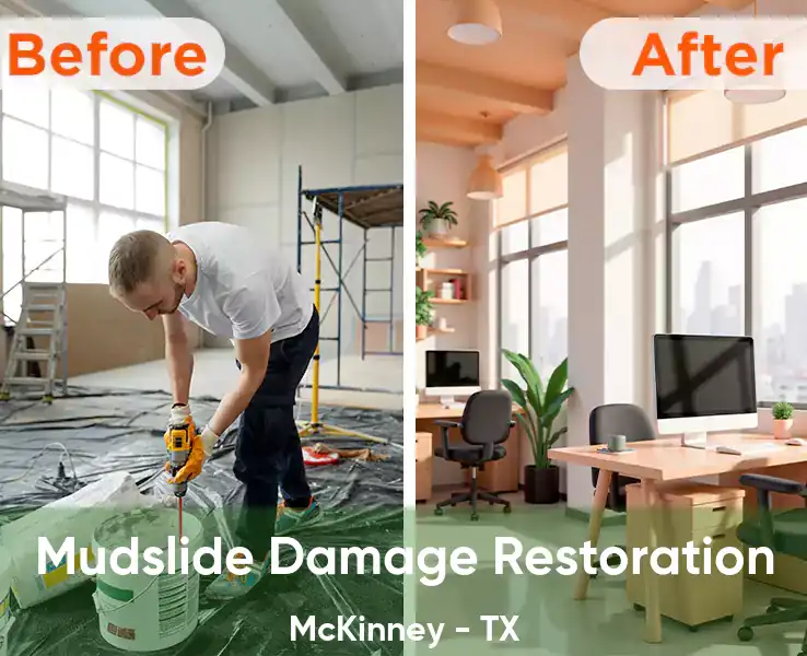  Mudslide Damage Restoration McKinney - TX