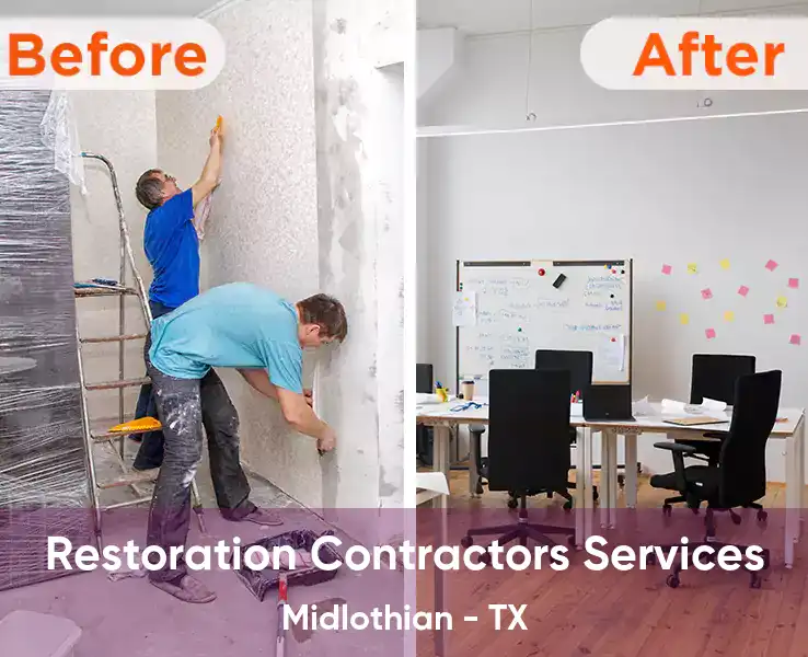  Restoration Contractors Services Midlothian - TX