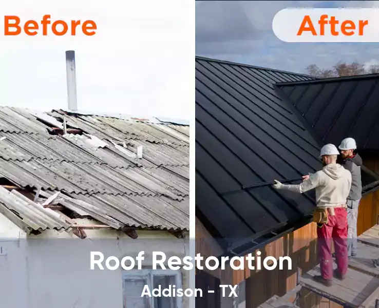  Roof Restoration Addison - TX