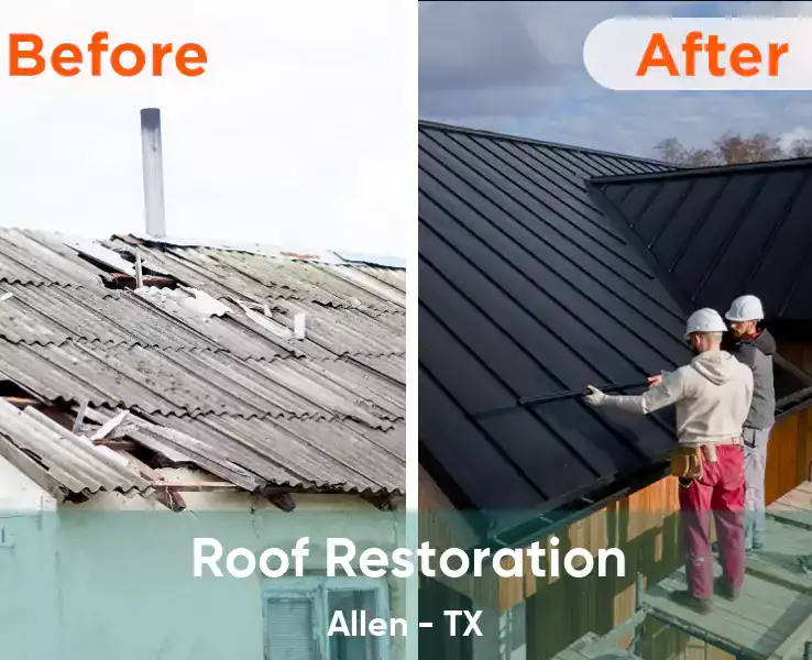  Roof Restoration Allen - TX