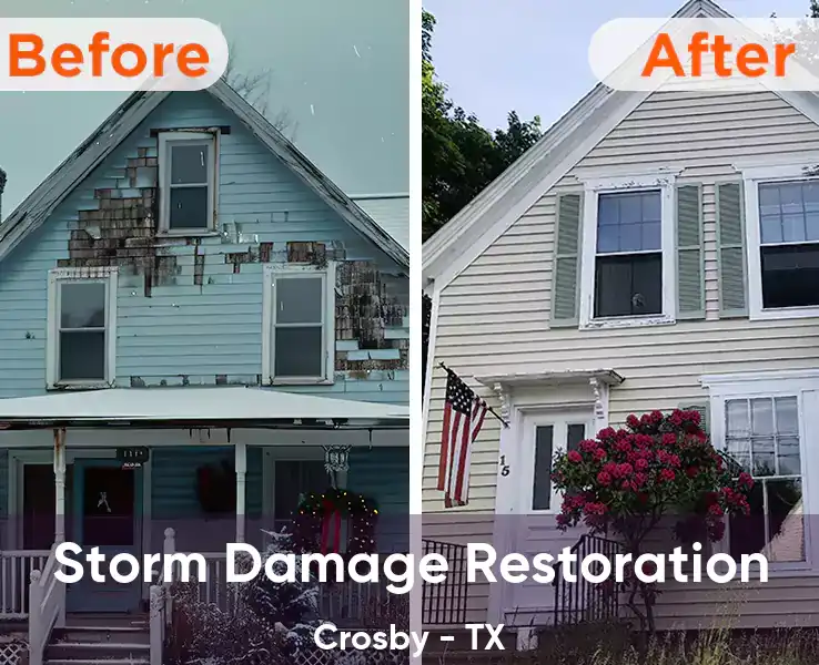  Storm Damage Restoration Crosby - TX