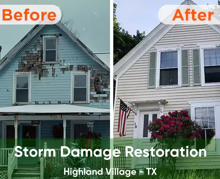  Storm Damage Restoration Highland Village - TX