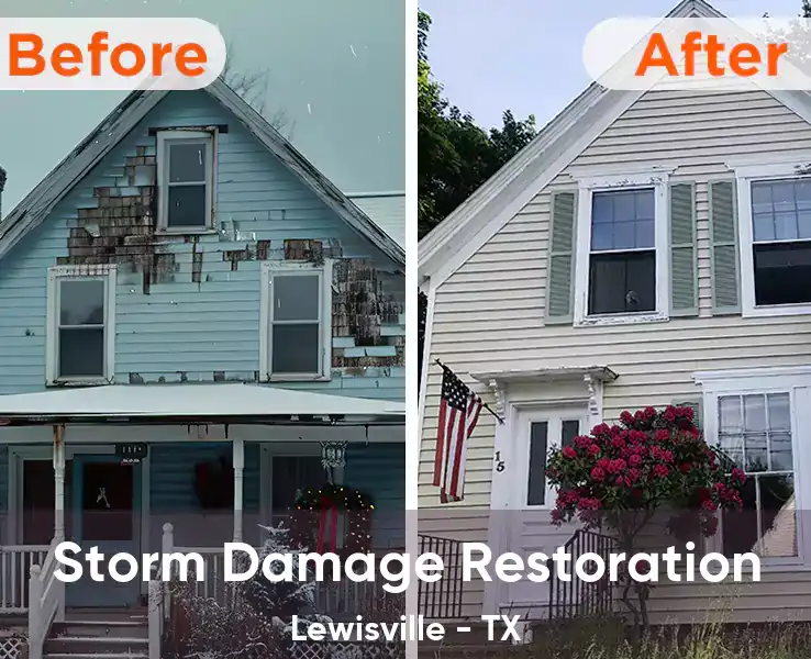 Storm Damage Restoration Lewisville - TX