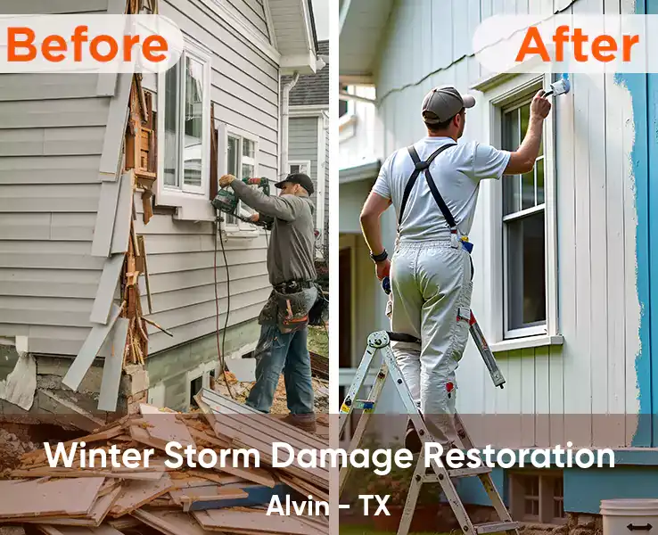  Winter Storm Damage Restoration Alvin - TX