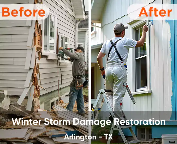  Winter Storm Damage Restoration Arlington - TX
