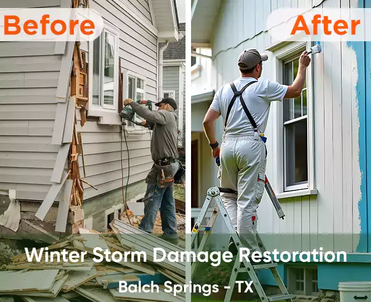  Winter Storm Damage Restoration Balch Springs - TX