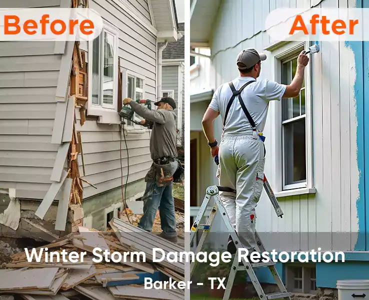  Winter Storm Damage Restoration Barker - TX
