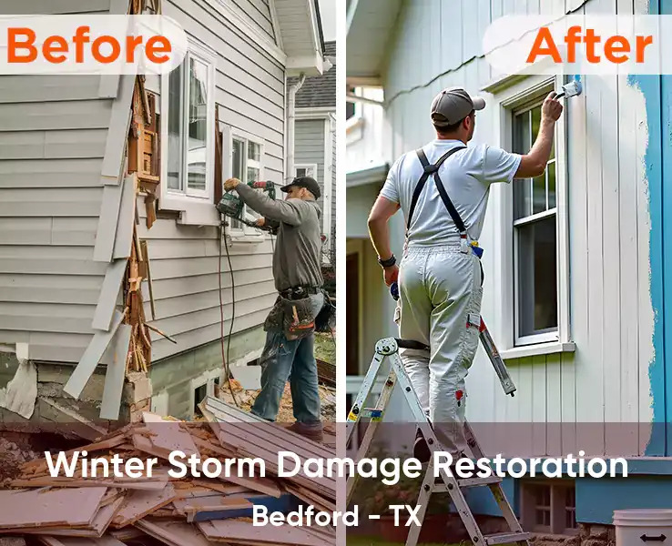  Winter Storm Damage Restoration Bedford - TX