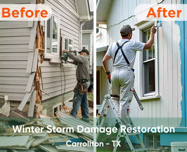  Winter Storm Damage Restoration Carrollton - TX