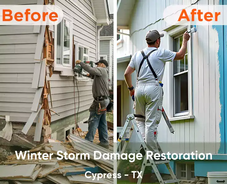  Winter Storm Damage Restoration Cypress - TX