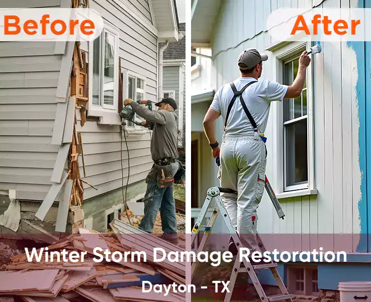  Winter Storm Damage Restoration Dayton - TX