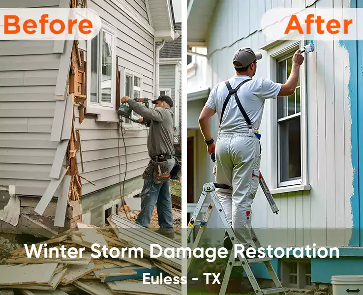  Winter Storm Damage Restoration Euless - TX