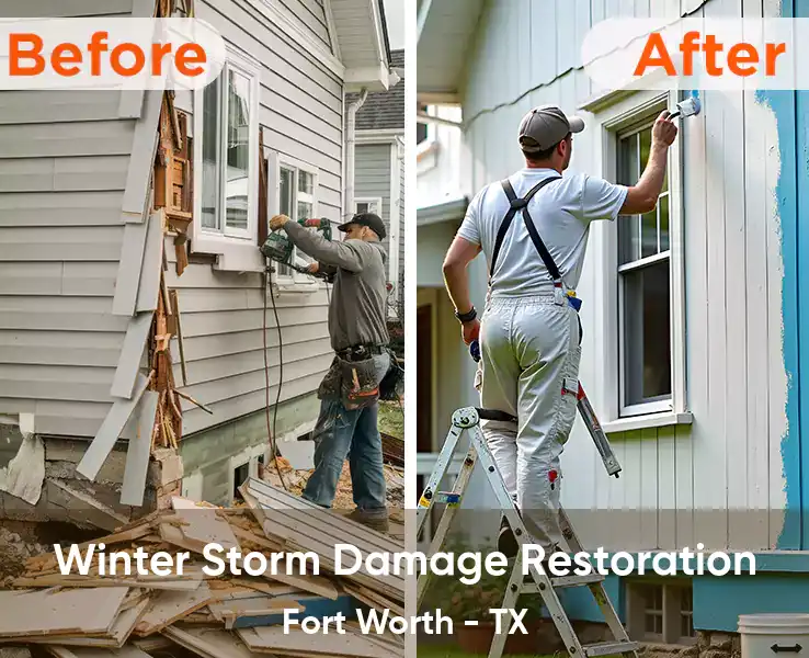  Winter Storm Damage Restoration Fort Worth - TX
