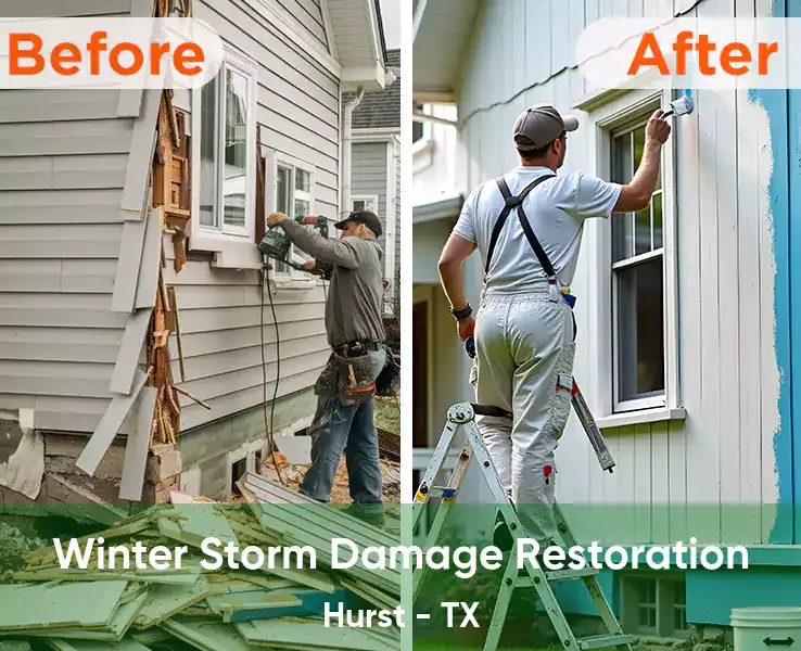  Winter Storm Damage Restoration Hurst - TX
