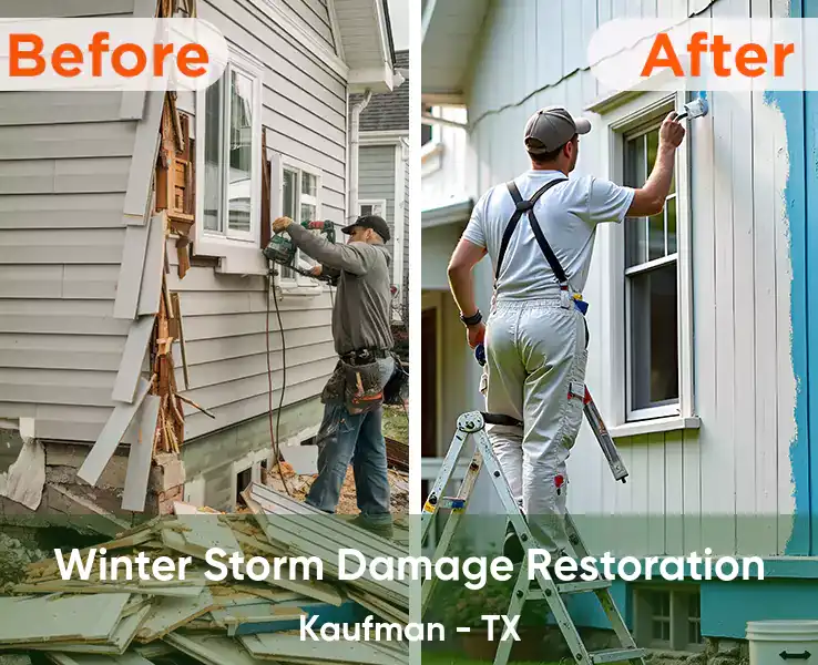  Winter Storm Damage Restoration Kaufman - TX