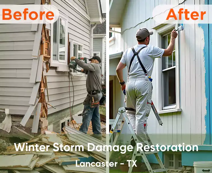  Winter Storm Damage Restoration Lancaster - TX