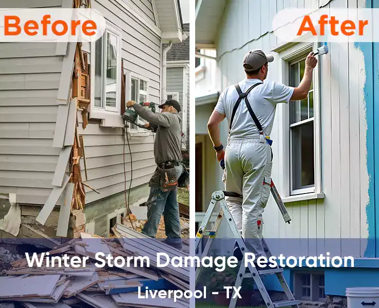  Winter Storm Damage Restoration Liverpool - TX