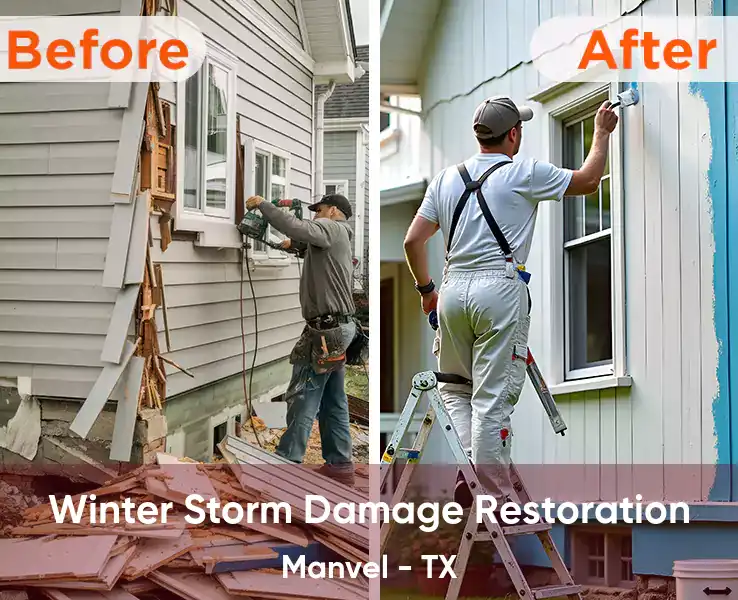  Winter Storm Damage Restoration Manvel - TX