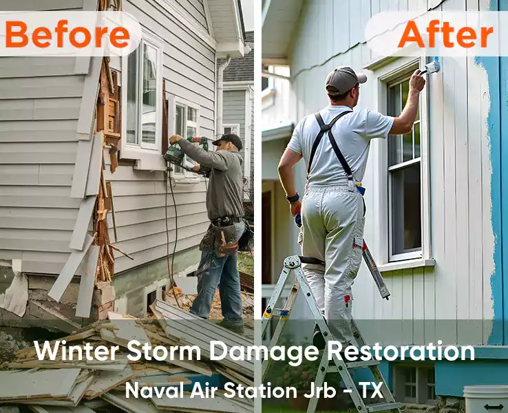  Winter Storm Damage Restoration Naval Air Station Jrb - TX