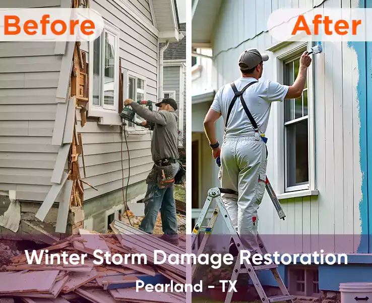  Winter Storm Damage Restoration Pearland - TX