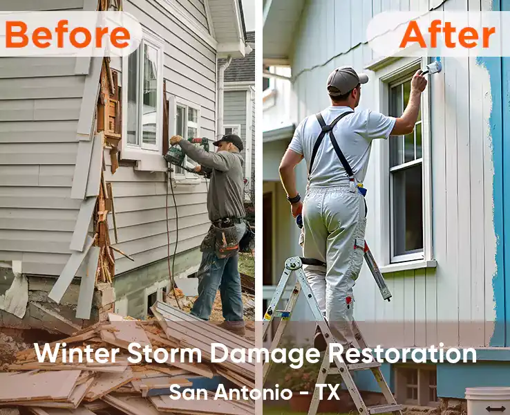Winter Storm Damage Restoration San Antonio - TX