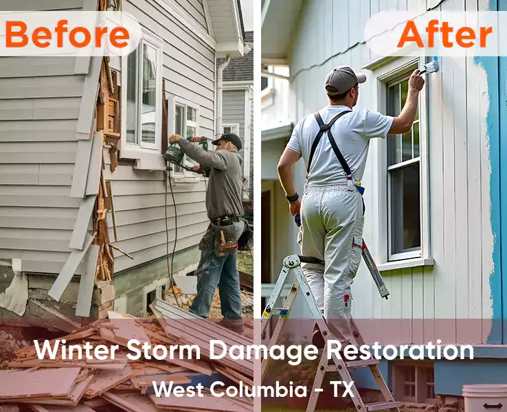  Winter Storm Damage Restoration West Columbia - TX