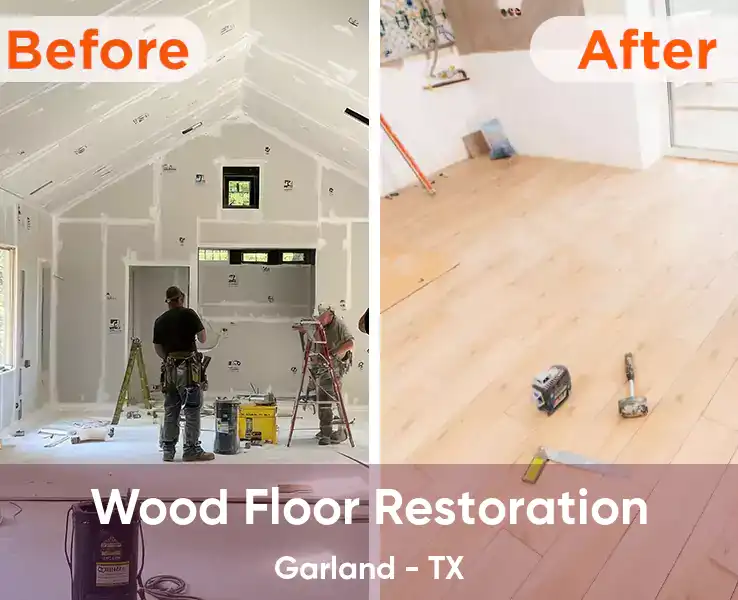  Wood Floor Restoration Garland - TX