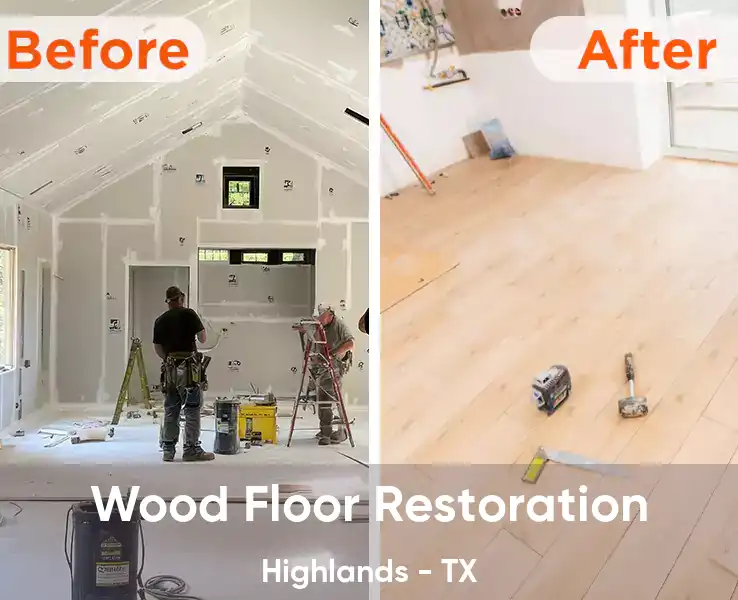  Wood Floor Restoration Highlands - TX