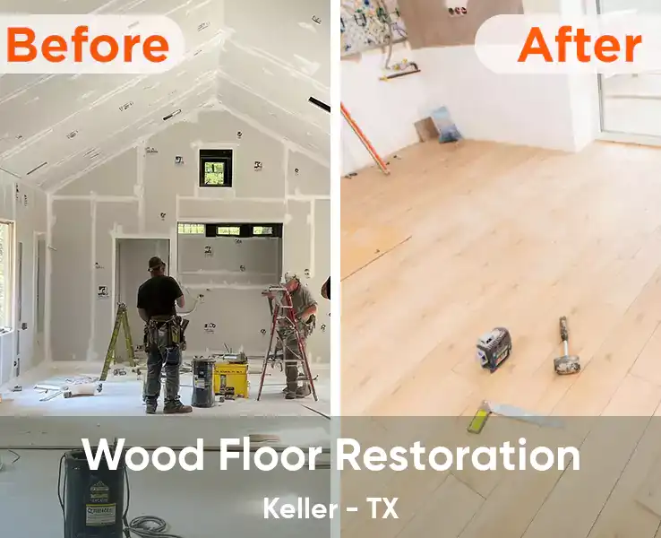  Wood Floor Restoration Keller - TX