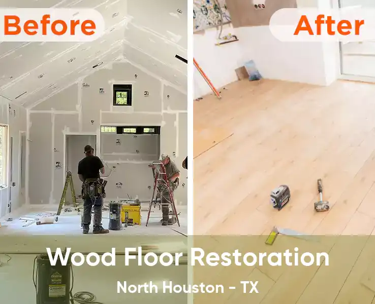  Wood Floor Restoration North Houston - TX