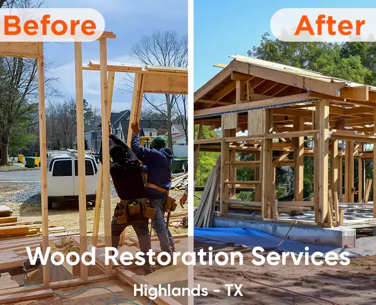  Wood Restoration Services Highlands - TX