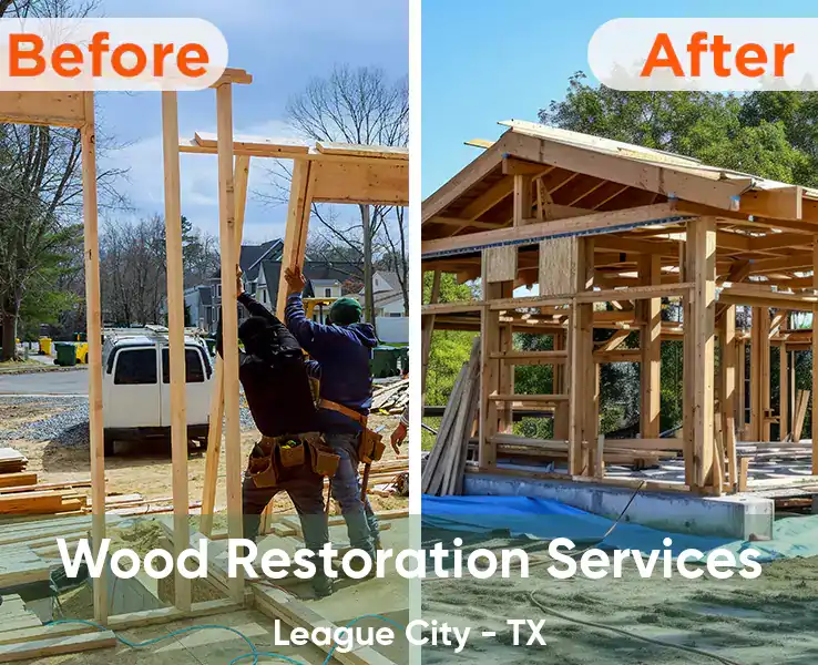  Wood Restoration Services League City - TX