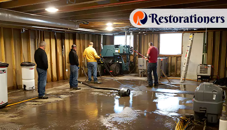 Basement Water Cleanup in Addison